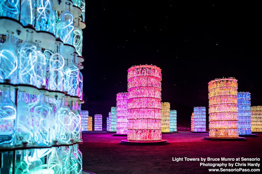 Bruce Munro Light at Sensorio Light Towers 9 Chris Hardy Photo 2021 02 24 000455 jpg