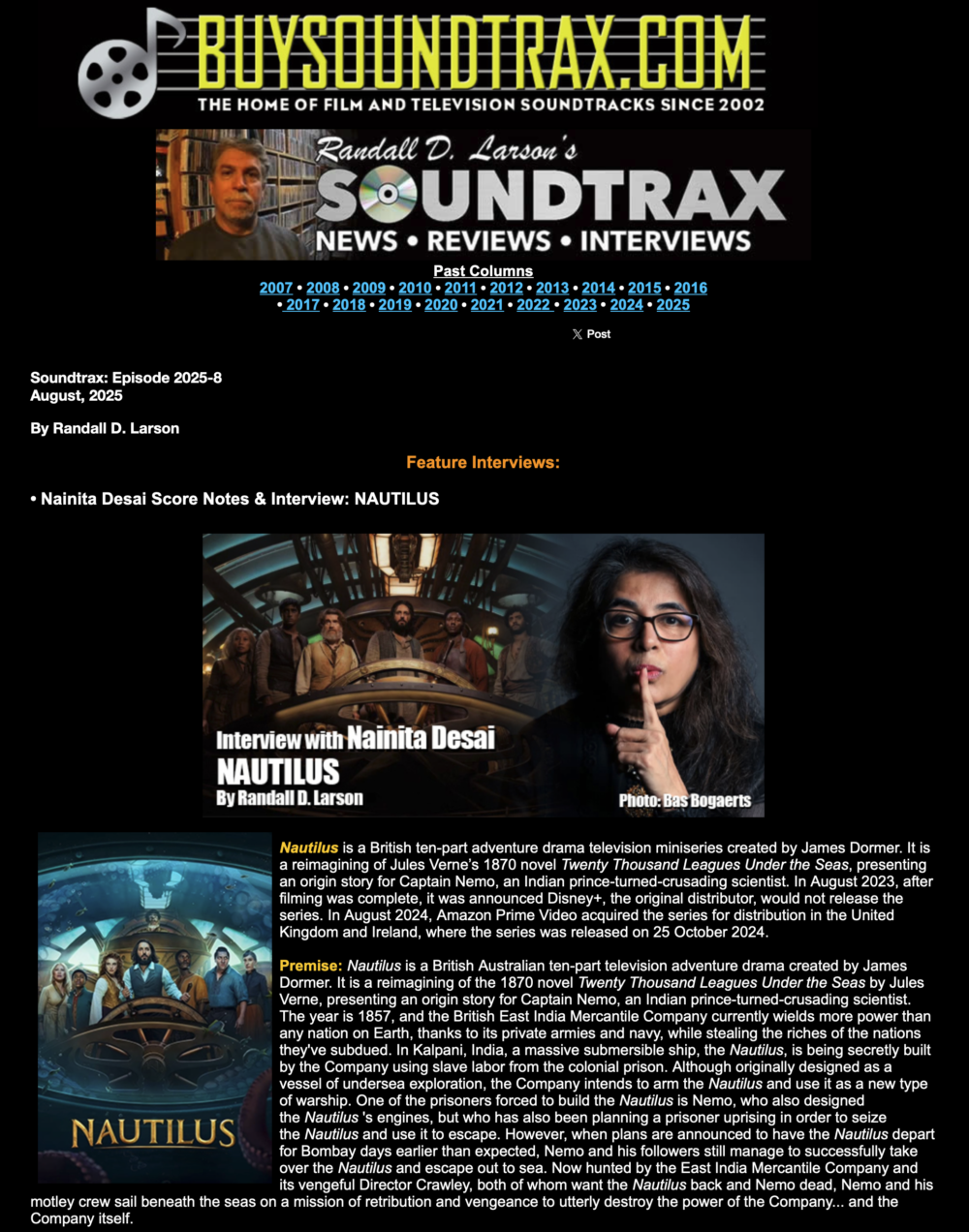 Buy Soundtrax Interview Page 1