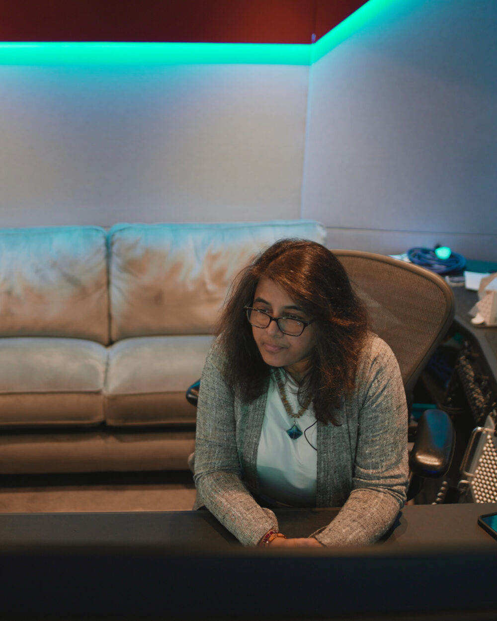 Nainita and Kurt Mixing 3 4x5